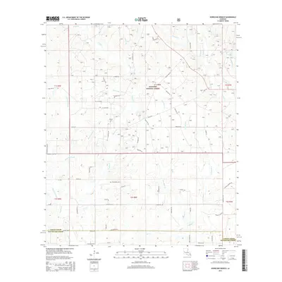 2015 Map of Hurricane Branch, 2015 Print