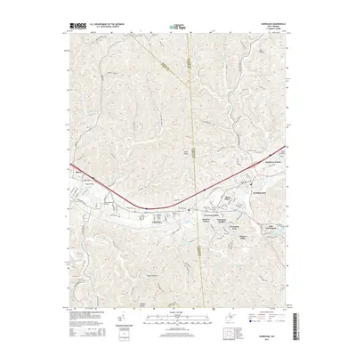 2014 Map of Hurricane, 2014 Print