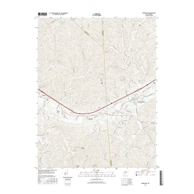 2016 Map of Hurricane, 2016 Print