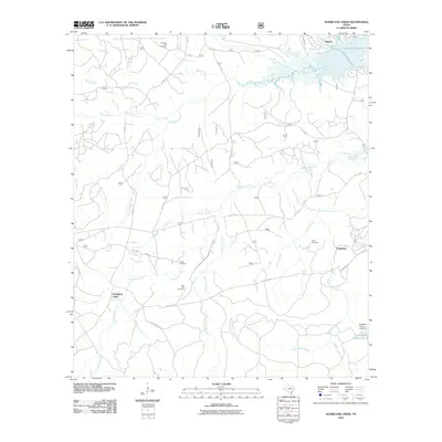 2010 Map of Hurricane Creek, 2010 Print
