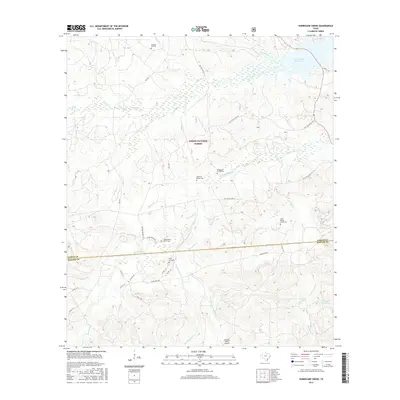 2016 Map of Hurricane Creek, 2016 Print