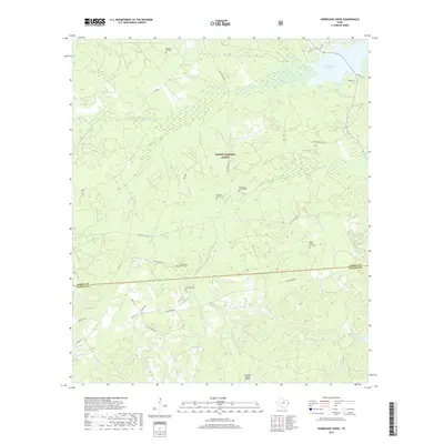 2019 Map of Hurricane Creek, 2019 Print