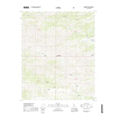 2018 Map of Hurricane Deck, 2018 Print
