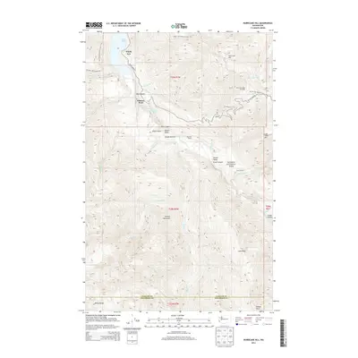 2014 Map of Hurricane Hill, 2014 Print