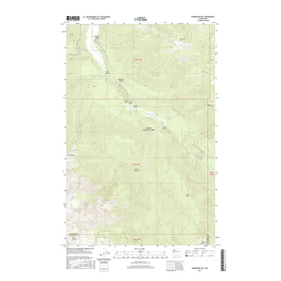 2017 Map of Hurricane Hill, 2017 Print