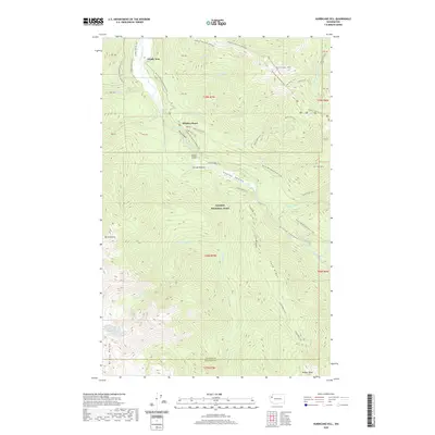 2020 Map of Hurricane Hill, 2020 Print