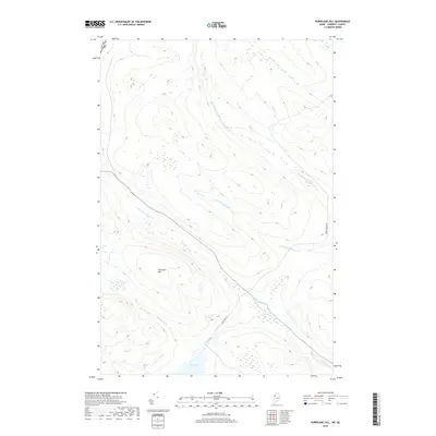 2018 Map of Hurricane Hill, 2018 Print