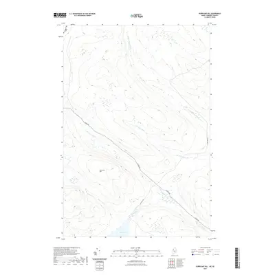 2021 Map of Hurricane Hill, 2021 Print