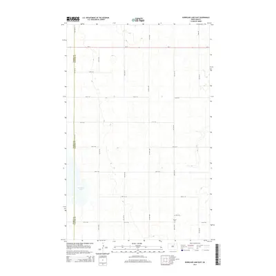 2014 Map of Hurricane Lake East, 2014 Print
