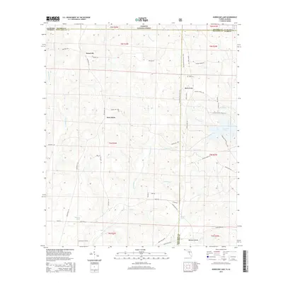 2015 Map of Hurricane Lake, 2015 Print