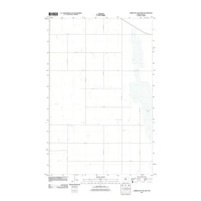 2011 Map of Hurricane Lake West, 2011 Print