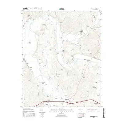 2016 Map of Hurricane Mills, 2016 Print
