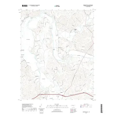 2019 Map of Hurricane Mills, 2019 Print