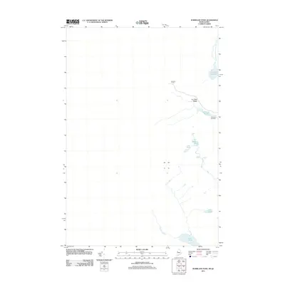 2011 Map of Hurricane Pond, 2011 Print