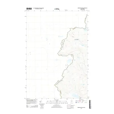 2014 Map of Hurricane Pond, 2014 Print