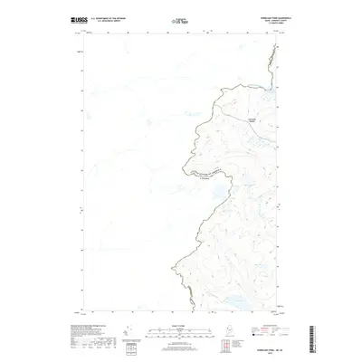 2018 Map of Hurricane Pond, 2018 Print