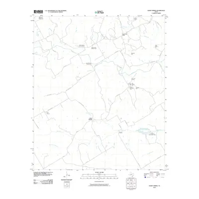 2010 Map of Hurst Spring, 2010 Print