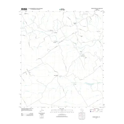 2012 Map of Hurst Spring, 2012 Print
