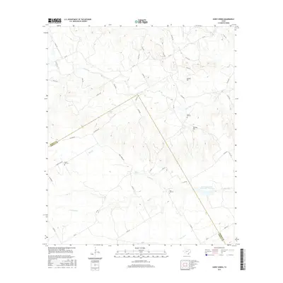 2016 Map of Hurst Spring, 2016 Print