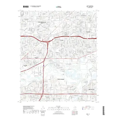 2019 Map of Hurst, 2019 Print