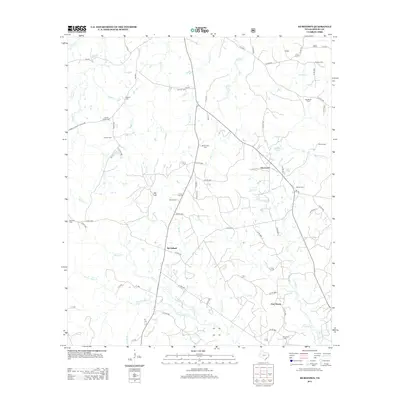 2013 Map of Hurstown, 2013 Print