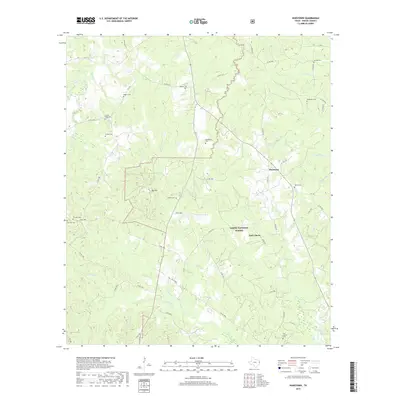 2019 Map of Hurstown, 2019 Print