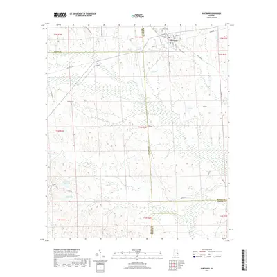 2018 Map of Hurtsboro, 2018 Print