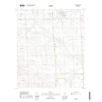 2020 Map of Hurtsboro, 2020 Print