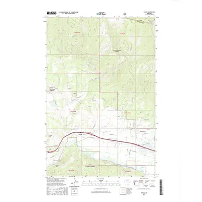 2017 Map of Huson, 2017 Print