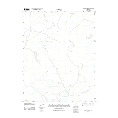 2011 Map of Hussman Spring, 2011 Print
