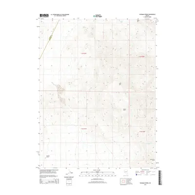 2014 Map of Hussman Spring, 2014 Print