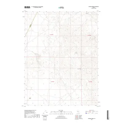 2018 Map of Hussman Spring, 2018 Print