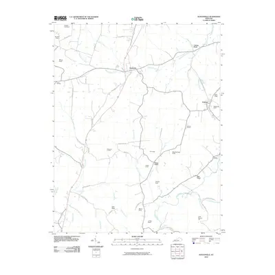 2010 Map of Hustonville, 2010 Print