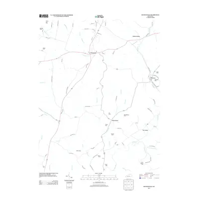 2013 Map of Hustonville, 2013 Print