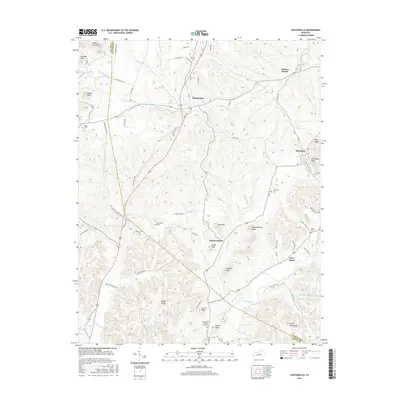 2016 Map of Hustonville, 2016 Print