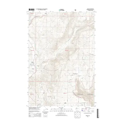 2014 Map of Husum, 2014 Print