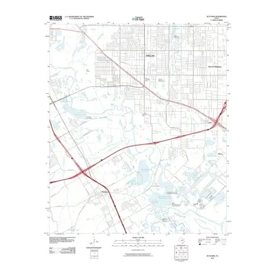 2010 Map of Hutchins, 2010 Print
