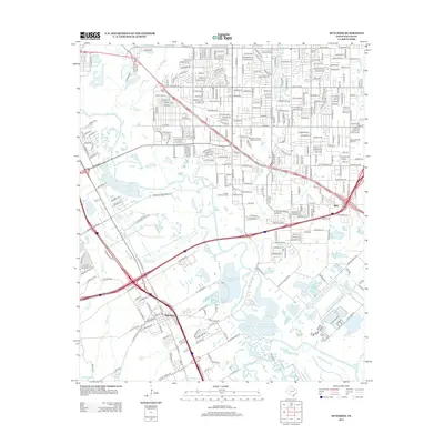 2012 Map of Hutchins, 2012 Print
