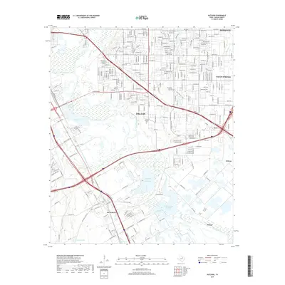 2019 Map of Hutchins, 2019 Print