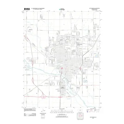 2012 Map of Hutchinson, 2012 Print
