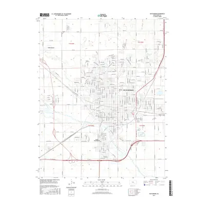 2015 Map of Hutchinson, 2015 Print