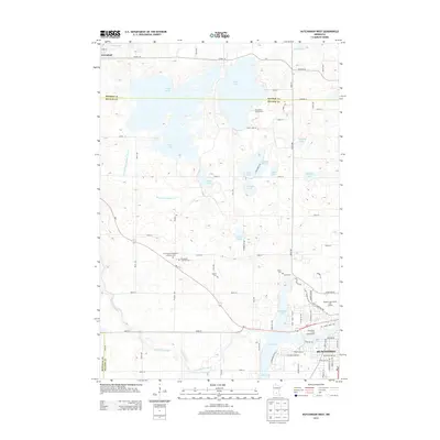 2013 Map of Hutchinson West, 2013 Print