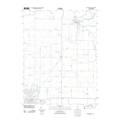 2012 Map of Hutsonville, 2012 Print