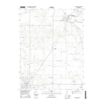 2015 Map of Hutsonville, 2015 Print