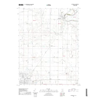 2018 Map of Hutsonville, 2018 Print