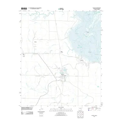 2011 Map of Huttig, 2011 Print
