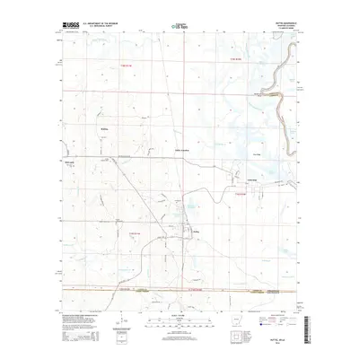 2014 Map of Huttig, 2014 Print