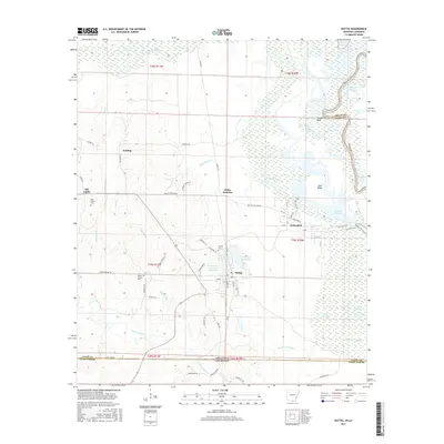 2017 Map of Huttig, 2017 Print