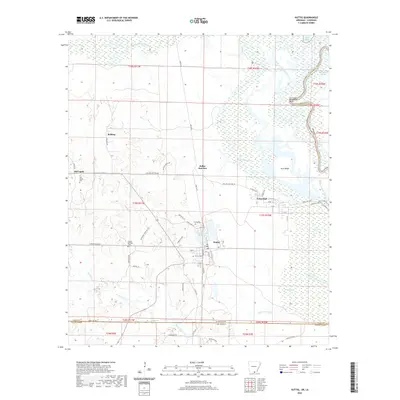 2020 Map of Huttig, 2020 Print