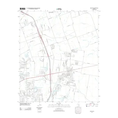 2013 Map of Hutto, 2013 Print